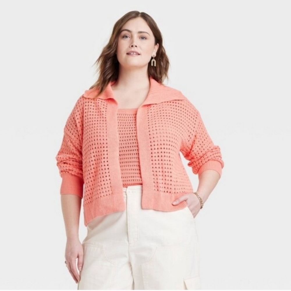 18. Women's Layering Cardigan Universal Thread Pink